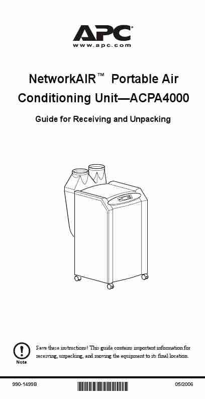 American Power Conversion Air Conditioner ACPA4000-page_pdf